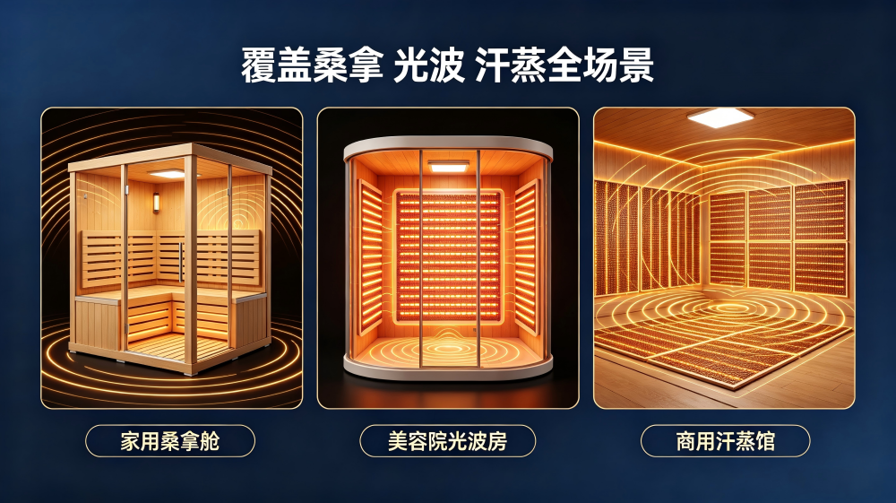 华烯石墨烯电热膜,汗蒸房桑拿光波房升级核心配件